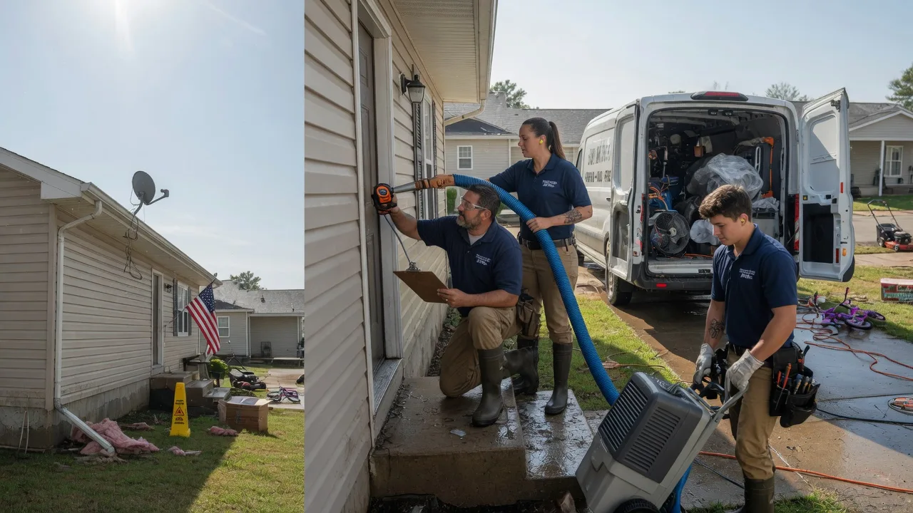 Ceiling Water Damage Restoration in Old Washington, OH near me